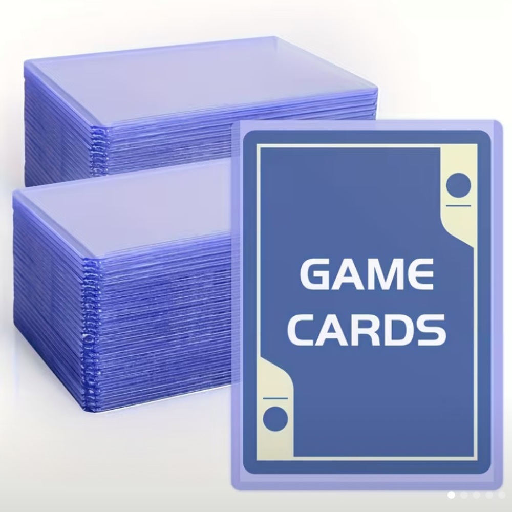 50 pieces of 3x4 Inch Top Loader Card Sleeves Card Protectors
